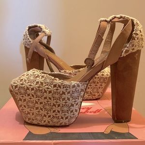 Jeffrey Campbell Havana Last Lace Platform 38